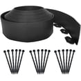 thumbnail image 1 of Garden Edging Borders FT Lawn Edging Kit [Extra Tall IN ] with Spikes Landscape Edging Flexible Garden Borders Mini Plastic Fence for Flowerbeds Grass Yard-, 1 of 7