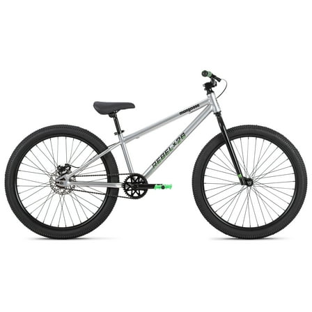 Mongoose Rebel X26 Adult Unisex 26-in. BMX Bike, Nickel Gray Bicycle