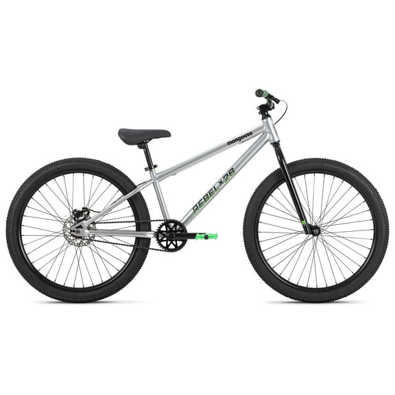 Mongoose Rebel X26 Adult Unisex 26-in. BMX Bike, Nickel Gray Bicycle
