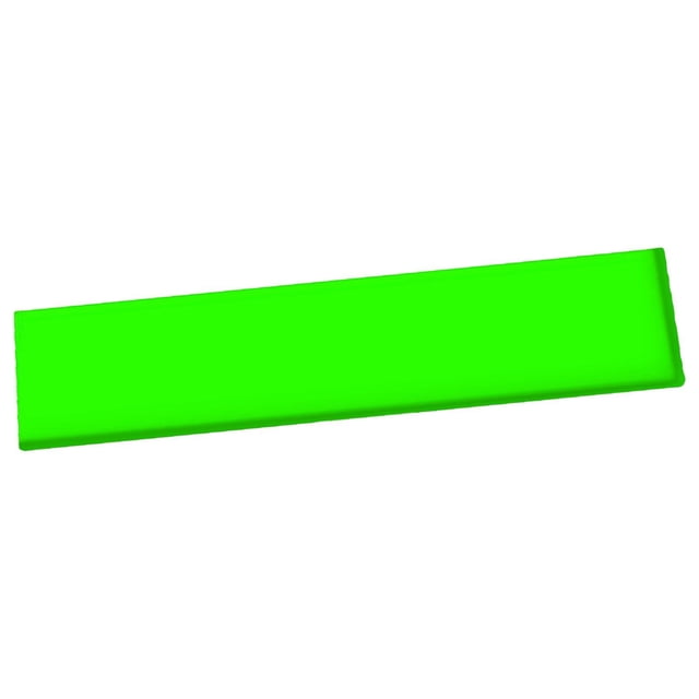 pitrice Dragon Boat Paddle Tip Protector Sturdy Replacement Edge Slip Anti Protector Green 18.2x3.8cm