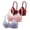 Red, variant on Sngxgn Women's No Side Effects Underarm and Back-Smoothing Comfort Wireless T-Shirt Bra(BK2,38)