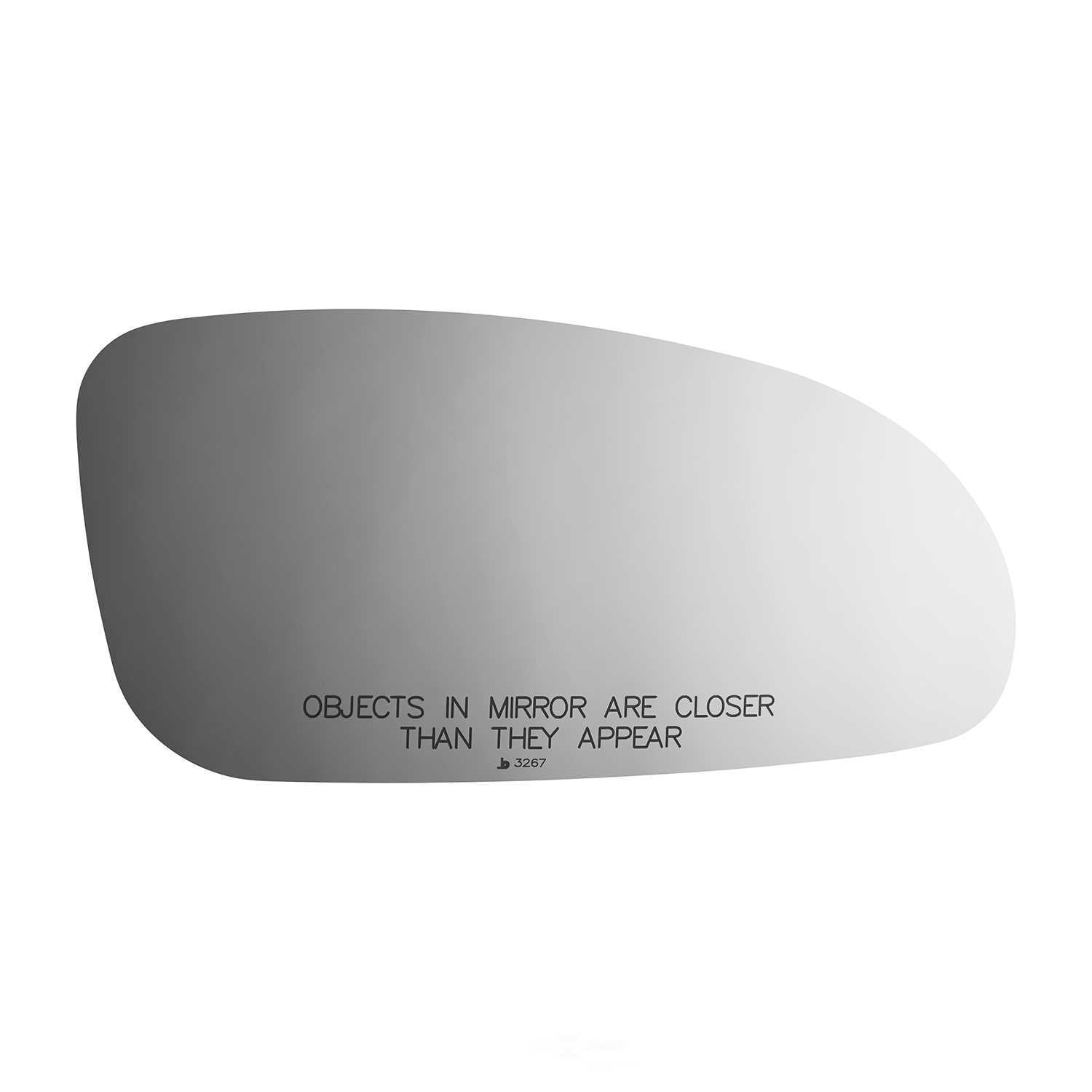 Burco Side View Mirror Replacement Glass - Clear Glass - 3267