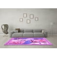 thumbnail image 3 of Ahgly Company Indoor Rectangle Animal Purple Traditional Area Rugs, 7' x 10', 3 of 4