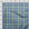 thumbnail image 2 of oneOone Organic Cotton Poplin Twill Fabric Madras Check Print Sewing Fabric BTY 42 Inch Wide, 2 of 4