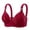Wine, variant on Telankuip Front Closure Bras for Women Wireless Push up Supportive Front Hook Bras Lightweight Thin Cup Breathable Comfortable Bralettes Fashion Lift Full Coverage Bras 46