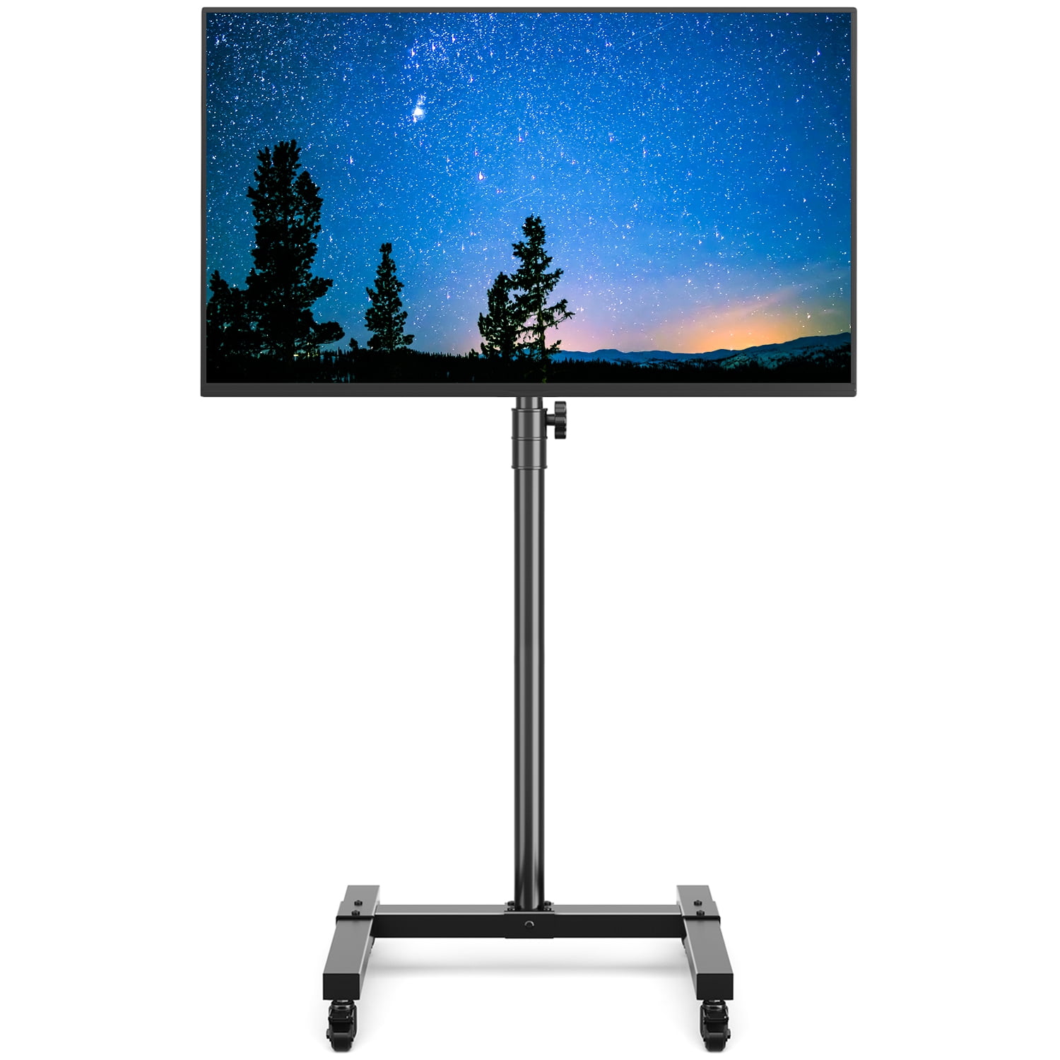 Aleratec Heavy Duty 12-inch Swivel Rotating TV Stand Mount Flat Panel LED