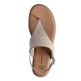 thumbnail image 3 of Time and Tru Women's Hooded Flat Thong Sandals, Wide Width Available, 3 of 7
