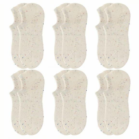 TELOLY 8Pairs Ankle Socks for Women,100%Cotton Womens No Show Socks Size 7-9,Low Cut Socks