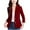 Red, variant on Women's Blazers Long Sleeve Button Elegant Blazer Jackets Lightweight Loose Work Lapel Suit Coat with Pockets (Beige,M)