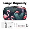 thumbnail image 3 of Flamingo Waterproof Oxford Cloth Travel Case for Electronic Devices, USB Organizer, Charger Organizer Travel Case, Phone Cable Organizer - 5.9x9.44x3.14 in, 3 of 6