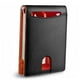 thumbnail image 3 of Tarjetero de cuero de PU Billetera Resistente al desgaste Ranuras para múltiples tarjetas Billetera Ultrafina para hombres Naranja, 3 of 10