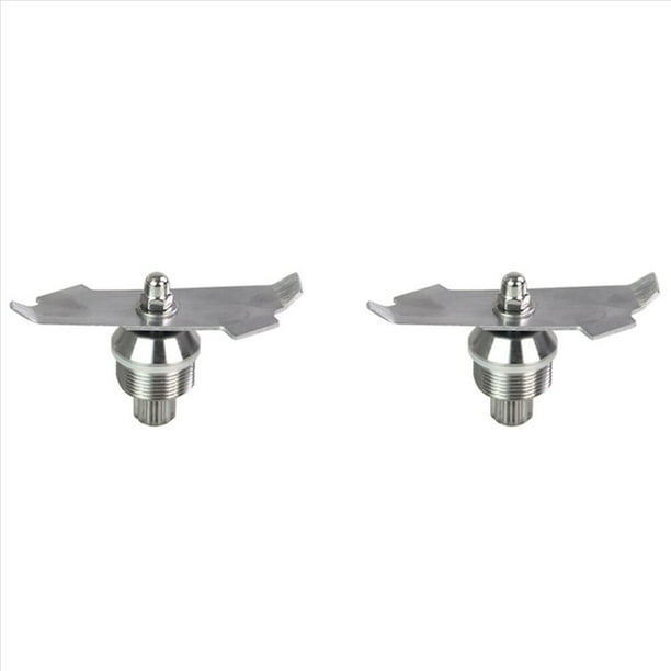 2X Ensamblaje de Cuchillas de Licuadora de Acero Inoxidable de Repuesto para Licuadora 015990 Contenedores de 64 Oz Y 32 Oz