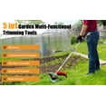 thumbnail image 3 of Floseru 2026 New Gas Weed Wacker - 52cc 2-Stroke 5 in 1 Multi-Functional Lawn Mower Hedge Trimmer Pruners Gas Powered Brush Cutter, Handheld Weed Eater for Garden and Yard Lawn, 3 of 12