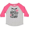 thumbnail image 3 of Inktastic Hunting Season Bows Racks & Deer Tracks Girls Toddler T-Shirt, 3 of 5