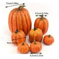 XIUH Flash Deals! 7 Pcs Pumpkin Fall Decorations, Decorative Large