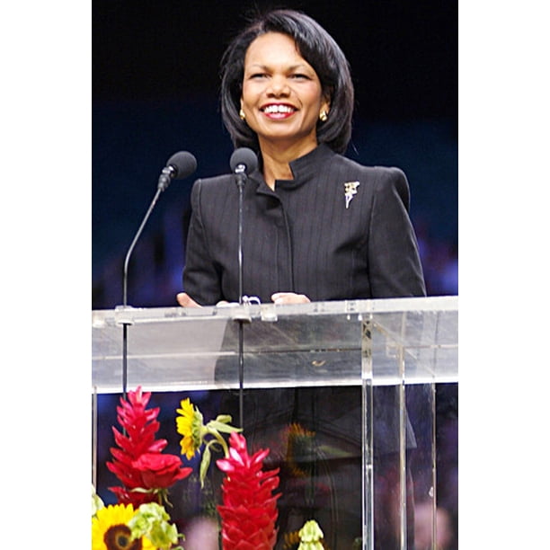 Condoleezza Rice 24X36 Poster - Walmart.com