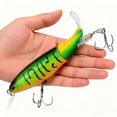 thumbnail image 4 of Propeller Fishing Lure Floating Hard Bait with Rotating Tail, 3.94 Inch Topwater Pencil Lure for Bass, Pike & Predatory Fish, Durable Plastic, 4 of 8