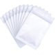 thumbnail image 1 of 100 bolsas de embalaje holográficas Bolsa de almacenamiento para alimentos (blanco mate translúcido, 12 x 18 cm)-YGWL, 1 of 3