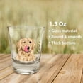 thumbnail image 4 of WIRESTER 1.5oz Crystal Shot Glass for Coffee Beer Wine Whiskey Vodka Milk Water & More - Winking Golden Retriever Dog, 4 of 6