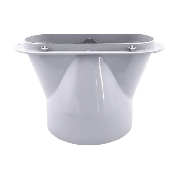 Ac Exhaust Hose Adapter (Ventilation Connector), Universal Adapter Fits 130/150Mm Hoses, Flat Air Conditioning Exhaust Hose Adapter Air Conditioning Hose Adapter For 130 Mm/150, By Meiiso