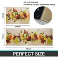 thumbnail image 6 of Fall Fruit Kitchen Rugs Set 2 Piece Vintage Farmhouse Decorative Rug Runner for Kitchen Low-Profile Floor Mats Decorations for Home Kitchen (17"x48"+17"x24"), 6 of 6
