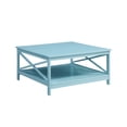 thumbnail image 2 of Convenience Concepts Oxford 36" Table Basse Carrée en Bois Vert Menthe, 2 of 3