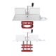 thumbnail image 3 of Router Lift with Top Plate Router Lifting Base Woodworking Slotting Trimming Chamfering Table Top Silver, 3 of 5