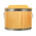 thumbnail image 2 of 1 juego de balde de arroz para sushi, balde para servir arroz, cuenco de exhibición para sushi, suministros para restaurantes, 2 of 5