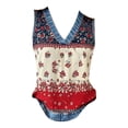 thumbnail image 6 of Womens 250th Anniversary USA Tank Top V Neck American Flag Print Patriotic Shirt 4th of July Outfit Casual Summer Tops for Women, 6 of 6