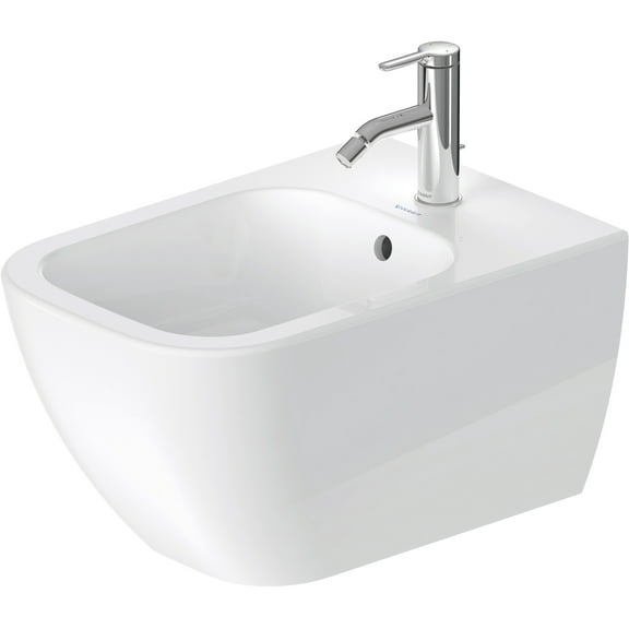 Duravit 2258150000 Happy D.2 Wall Mounted Bidet - White