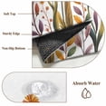 thumbnail image 2 of Fall Flowers Bathroom Rug Washable 2x3 Entryway Rug Non Slip Farmhouse Watercolor Orange Floral Herbs Front Door Mat Low Pile Indoor Doormat Throw Floor Carpet for Kitchen Bedroom Entrance, 2 of 8