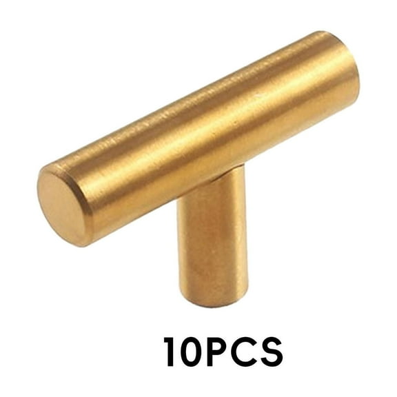 FACEGA 10Pcs Kitchen Cabinet Knobs Sleek Nordic Design Adds Elegance to Any Room Cabinet Knobs Gold