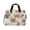 Squares and Ginkgo Leaves Pattern, variant on 16" Laptop Briefcase for Work Travel Laptop Shoulder Bag Carrying Handbag Laptop Case Red and Blacks Holly Leaves