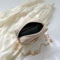 thumbnail image 2 of Bolso bandolera de paja con cremallera informal para mujer a la moda para regalo (blanco), 2 of 8