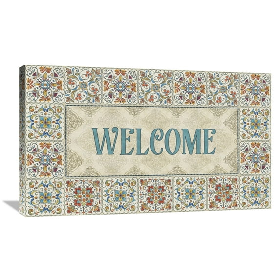 Global Gallery's 'Mediterranean Flair XVII' by Daphne Brissonnet Stretched Canvas Wall Art