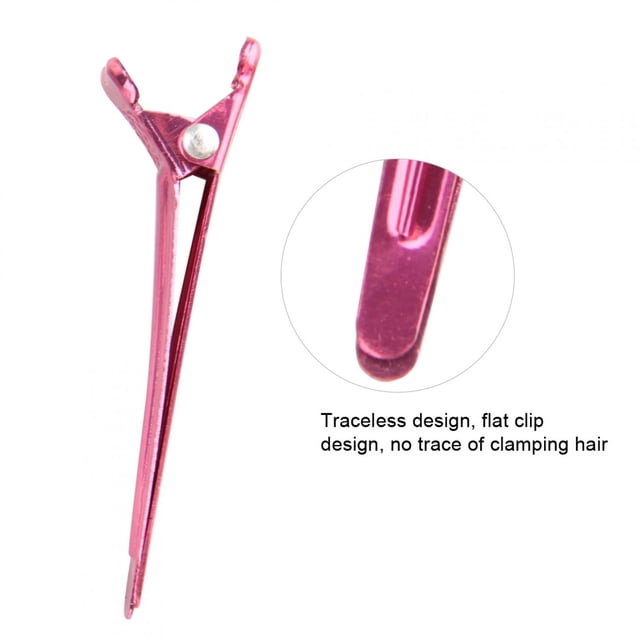 Horquilla De Aluminio, Pinza De Peluquería, Pequeña Y Resistente Barbería Profesional Para Peluquero