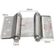 thumbnail image 2 of 2 Pcs 3ih Door Hinges Double Action Spring Hinges Stainless Steel Door Hinges for Interior, 2 of 5