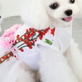 thumbnail image 6 of Visland Dog Dress Sweet Style Adorable Lace Pet Skirt Wedding Dress for Pomeranian, 6 of 8