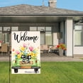 thumbnail image 3 of Jbralid Welcome Garden Flag With Flower Truck Design For Spring Summer Home Outdoor Garden Yard Door Decor 12x18 inch, 3 of 5