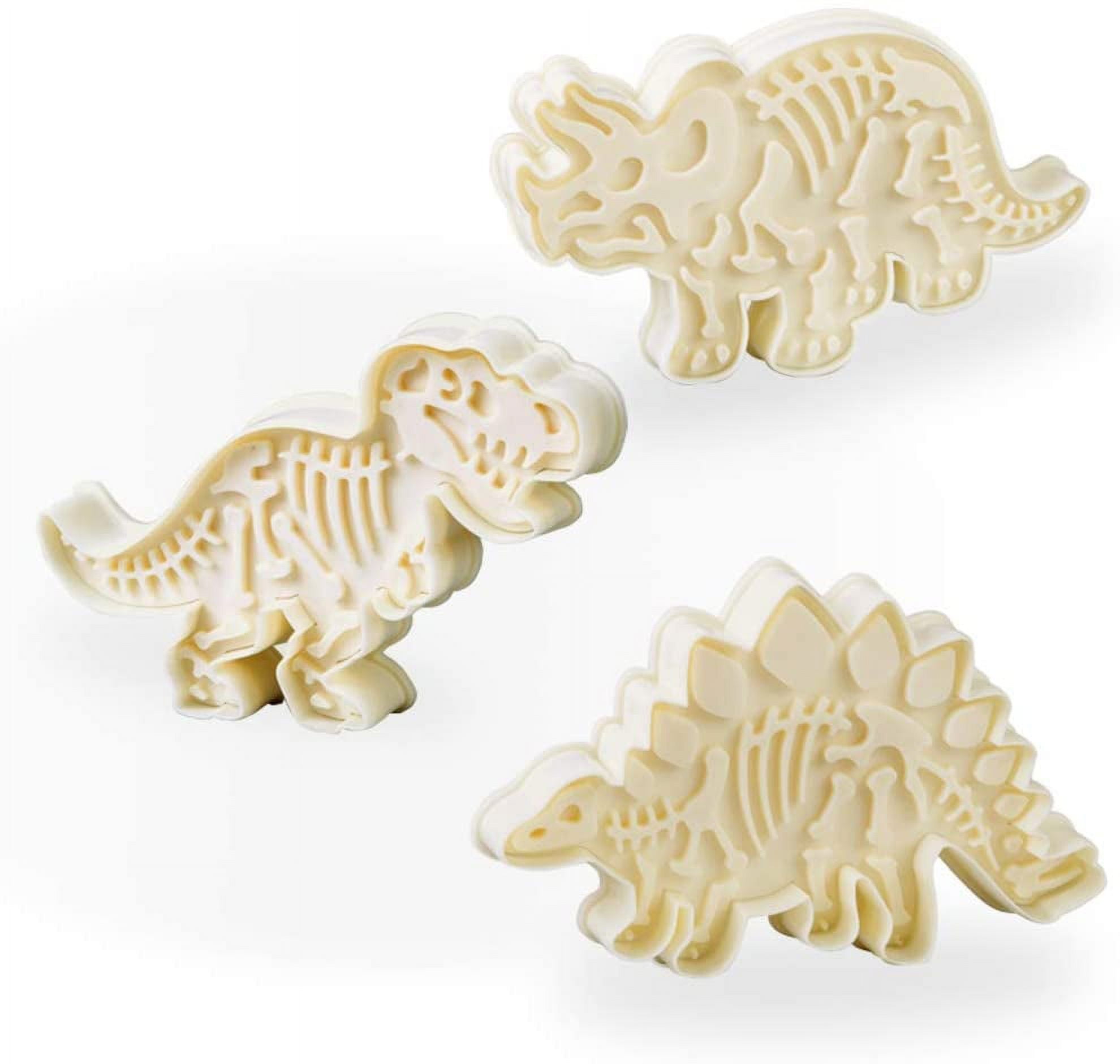 T-Rex Skull Cookie Cutter & Stamp, Birthday Jurassic Dino Animal Dinosaur  #3