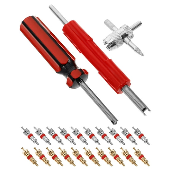 ADDHAT Tire Valve Stem Tool 1 Set For Auto Repairing Valve Core Remover With Abs Material For Car Owners