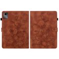 thumbnail image 2 of XYX for Lenovo Tab M11 11.0 Inch 2024 TB-330FC TB-331FC Case, PU Leather Slim Folio with Multi-Angle Stand - Brown Lily Flower, 2 of 7