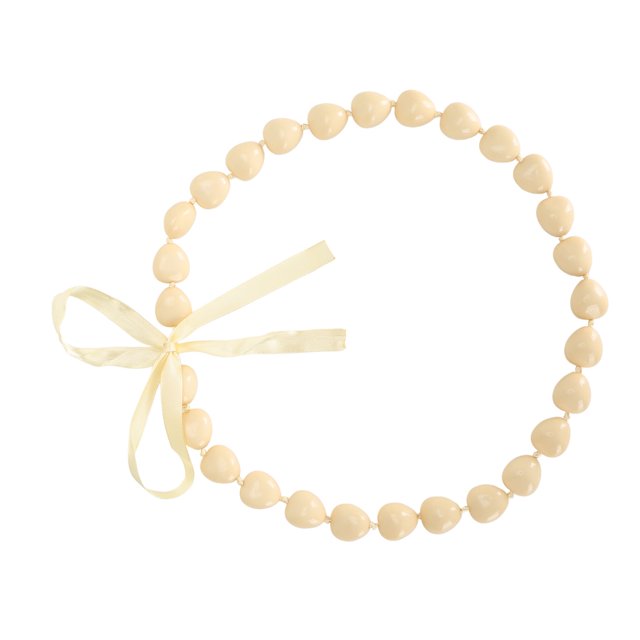 Collar de Tuerca de Resina, símbolo de Buena Superte, Collar lei de Graduación Con Lazo de Cinta, Bendiciones y Buena Suerte para La Graduación