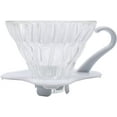 thumbnail image 3 of Hario V60 Glass Coffee Dripper, Size 01, White, 3 of 6