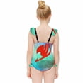 thumbnail image 4 of Fairy Tail Girls Swimsuit Ruffle One-piece Beachwear Kids Cute Swimwear Summer Bathing Suit 10-12Y(150cm), 4 of 8