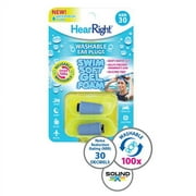 Hear Right Swim Soft Gel Foam Ear Plugs, 1 Pair