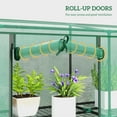 thumbnail image 4 of Three-Tier Mini Greenhouse With Green PE Cover For Indoor Gardening Essentials, 4 of 9