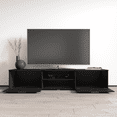 thumbnail image 4 of Soho S3 TV Stand for TVs up to 80", Modern High Gloss 71" Entertainment Center, TV Media Console with Storage Cabinets, 4 of 5