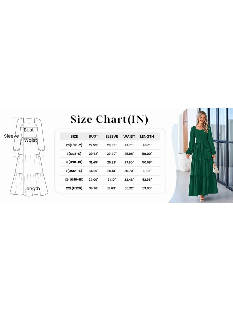 chinese dress ladies Hotexy Women's Long Sleeve Maxi Dress Cotton Square Neck Casual Slim Solid  Fall Winter Flowy Long Dresses with Pockets,A Army Green,X-Small at Amazon  Women's Clothing store main image 0