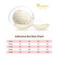 thumbnail image 4 of Wingslove Adhesive Bra Reusable Backless Strapless Push-up Silicone Invisible Sticky Bras for Backless Dress,Ivory B, 4 of 9